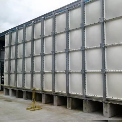 Reservatório de água de plástico reforçado com fibra de vidro GRP Panel 1000L-1000000L Capacidade