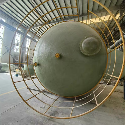 Tanque de FRP retangular de alta resistência Ácido sulfúrico Tanque químico de FRP fácil de instalar