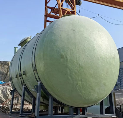 Tanque de armazenamento de GRP FRP de vários meios Grande capacidade Forma vertical horizontal