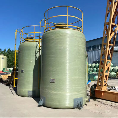FRP industrial químico FRP GRP Tanque de armazenamento vertical FRP 2000x3350