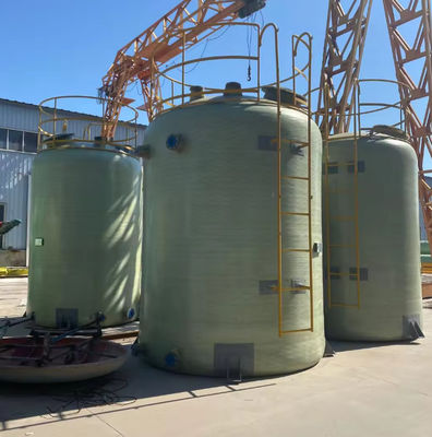 FRP industrial químico FRP GRP Tanque de armazenamento vertical FRP 2000x3350