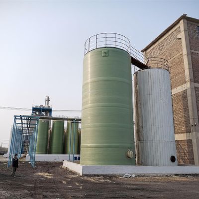 Resistência à corrosão frp tanques subterrâneos de armazenamento de água ajustados de acordo com o tipo de resina