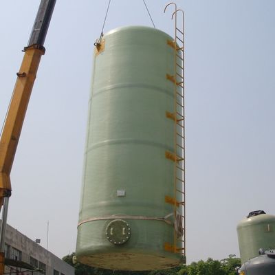 Solução de armazenamento de diâmetro customizado de tanque de FRP para armazenamento industrial
