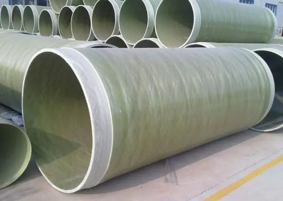 Tubo de fibra de vidro FRP resistente ao calor Tubo de abertura de construção subterrânea de fibra de vidro
