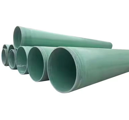 Tubo de argamassa de FRP personalizado Tubo de plástico reforçado de fibra de vidro Grande diâmetro