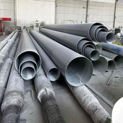 Tubos de FRP industriais de alta resistência, flange impressa Tubos redondos de FRP pesados