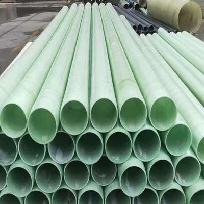 Tubo de fibra de vidro de FRP personalizado para equipamentos de tratamento de gases e águas residuais