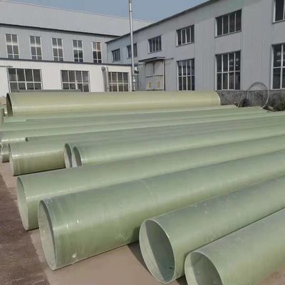 Tubo de fibra de vidro de FRP leve Cable conduta Tubo de FRP inorgânico DN50-4000mm