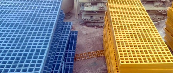 FRP GRP Grelha moldada Pultruded Grelha múltipla / Grelha Grelha de vazamento