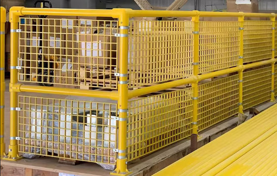 Segurança Isolamento elétrico GRP Cercas de fibra de vidro Post Indeterminado Industrial