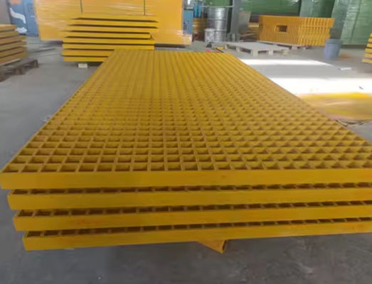 Moderno padrão Frp Grating painéis de fibra de vidro Grating folha 1220x3660mm para lavagem de carros