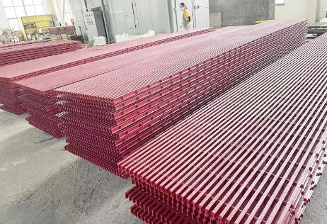 Moderno padrão Frp Grating painéis de fibra de vidro Grating folha 1220x3660mm para lavagem de carros