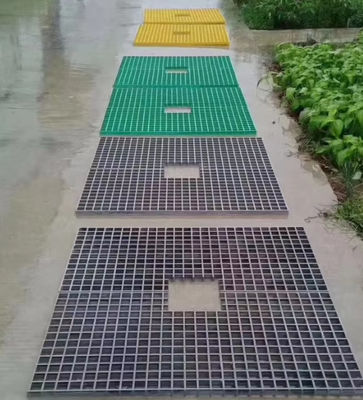 1220x3660mm Fibra de vidro Grelha de passagem, FRP GRP Grelha de árvore Grelha Cover