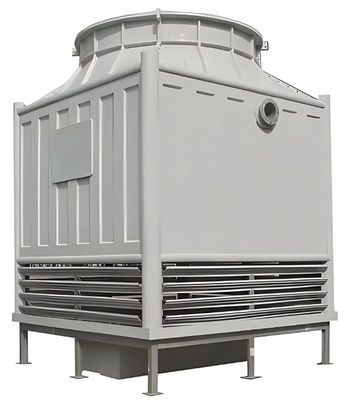 Torre de refrigeração de FRP industrial quadrada Tipo de fluxo contador Torre de refrigeração de GRP personalizada