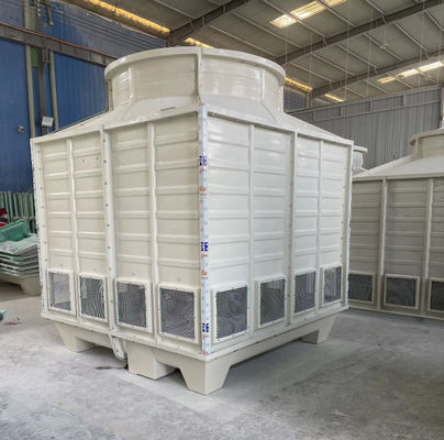 Estrutura de FRP Torre de refrigeração industrial Estaca de ventilador de FRP Espessura personalizada