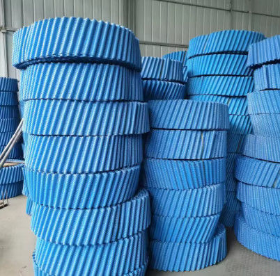 Pacote de enchimento de PVC contra-fluxo Crossflow Cooling Tower Filler Packing Espessura personalizada