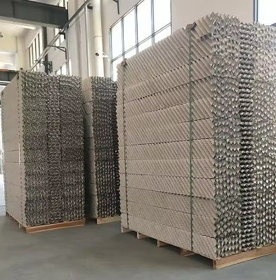 Pacote de enchimento de PVC contra-fluxo Crossflow Cooling Tower Filler Packing Espessura personalizada