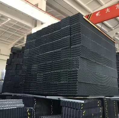 Pacote de enchimento de PVC contra-fluxo Crossflow Cooling Tower Filler Packing Espessura personalizada