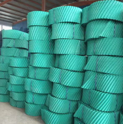 Pacote de enchimento de PVC contra-fluxo Crossflow Cooling Tower Filler Packing Espessura personalizada