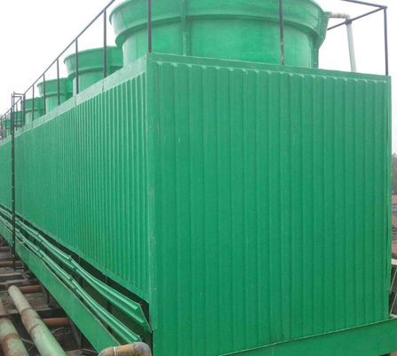 Torre de arrefecimento de FRP de contra-fluxo/crossflow tipo 100-1000 toneladas