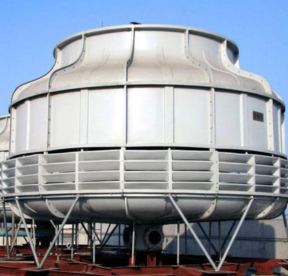 Contraflow GRP FRP estrutura torre de resfriamento 50-5000 toneladas capacidade cor personalizada