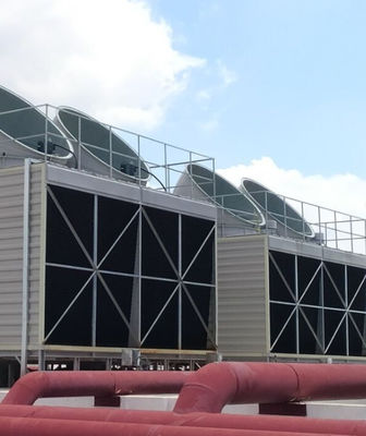 Fibra de vidro reforçado de plástico FRP torre de arrefecimento contra-fluxo tipo tamanho personalizado