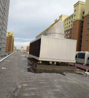 Torre de refrigeração de contra-fluxo Frp Quadrada GRP Torre de refrigeração de fluxo cruzado tamanho OEM