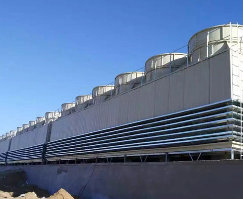 Torre de refrigeração de água industrial FRP contrafluxo e cruzamento de GRP 10-1000m3/h