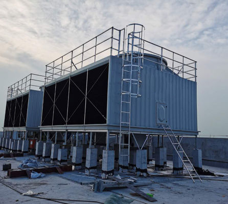 Torre de refrigeração de água industrial FRP contrafluxo e cruzamento de GRP 10-1000m3/h