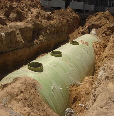 20m3 5000 galões FRP GRP tanque séptico subterrâneo para shopping mall hospital escolar