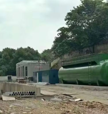 500 L/H FRP Tanque séptico subterrâneo, Tanque de esgoto de tratamento de esgoto FRP Bio