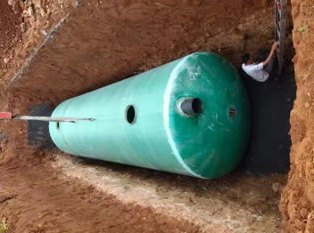 Purificação de Água Tanque séptico FRP Tipo subterrâneo Sistema doméstico de tratamento de esgotos