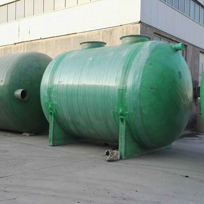 1-150m3 Capacidade Frp Tanque de pressão para tratamento subterrâneo de esgoto