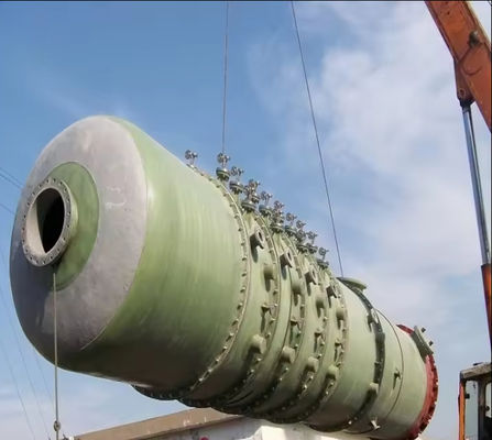 FRP Torre de bolhas GRP Torre de absorção de amônia de fibra de vidro para a indústria de poluição