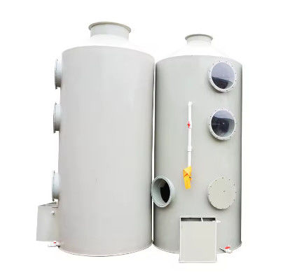 Material FRP Purificação de ar Torre de resíduos industriais de gás GRP Torre de depuração de gás de água