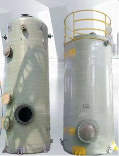 Material FRP Purificação de ar Torre de resíduos industriais de gás GRP Torre de depuração de gás de água