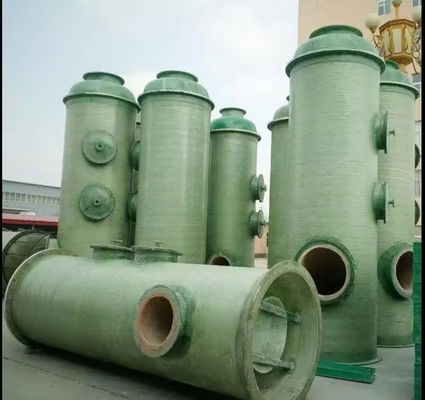 Coluna de purificação de resíduos de gás de ácido sulfúrico de torre de absorção vertical GRP Frp Capacidade personalizada