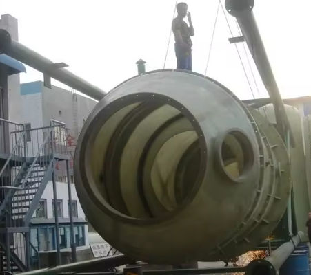 Fibras reforçadas de plástico FRP torre de purificação de resíduos de gás limpadores de gás absorção