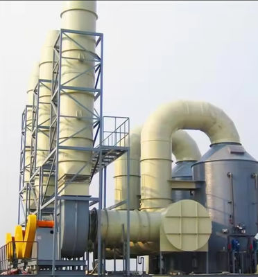 Torre de Absorção de FRP GRP Industrial para Tratamento de Gases de Resíduo e Gases de Neblina Ácida