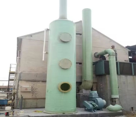 Torre de Absorção de FRP GRP Industrial para Tratamento de Gases de Resíduo e Gases de Neblina Ácida