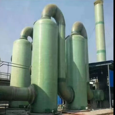 Torre de Absorção de Fibra de Vidro Industrial GRP Frp para Purificação de Tratamento de Resíduos de Gás Ácido