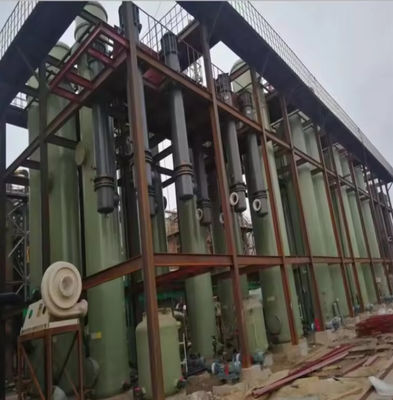 Torre de Absorção de Fibra de Vidro Industrial GRP Frp para Purificação de Tratamento de Resíduos de Gás Ácido