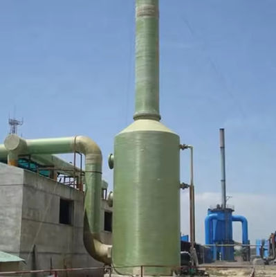 So2 Lavadores húmidos Lavadores secos Amônia Absorção Frp Torre de pulverização para gases residuais