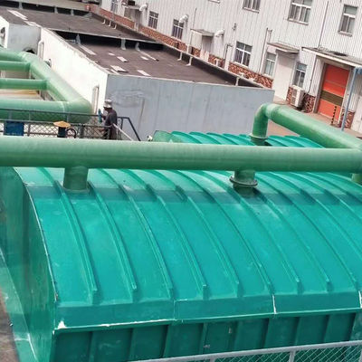 Especificação de espessura GRP FRP placa de cobertura de fibra de vidro plana coleção de gás