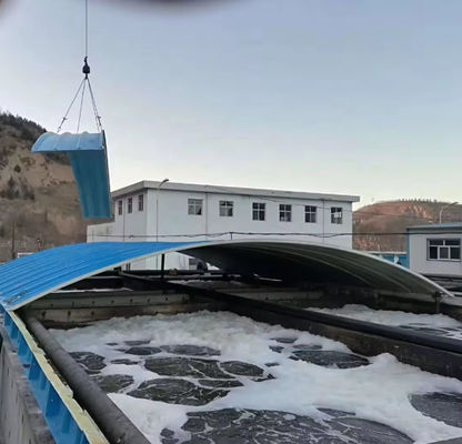Isolamento térmico Frp Arcada Capa do tanque de águas residuais Antienvelhecimento Para tanque de esgoto