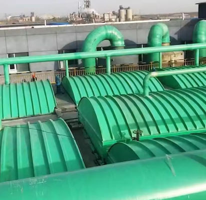 Isolamento térmico Frp Arcada Capa do tanque de águas residuais Antienvelhecimento Para tanque de esgoto