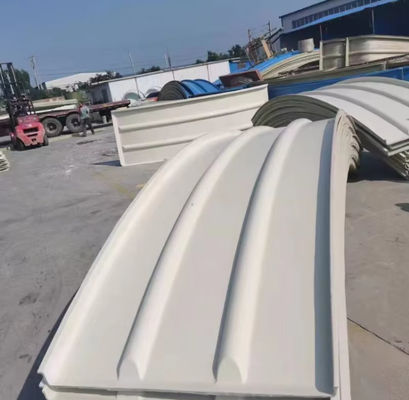 Cobertura de tanque de esgoto de FRP de alta resistência, Cobertura de chuva de FRP Anti-UV Anti-corrosão