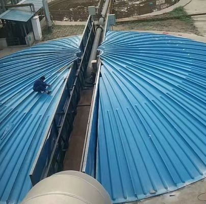 Piscina de esgoto profissional placa de cobertura GRP, capuz de coleta de gás folha de telhado FRP