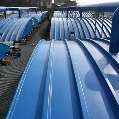 Capa de piscina de águas residuais de peso leve Frp Grp para indústria petroquímica de poluição