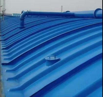 FRP Rain Cover FRP Sewage Pool Arched Cover Odor Collection Sealing Exhaust Gas Arc Anti Odor